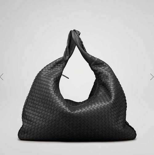 Bottega Veneta Nappa Hobo Lambskin Bag 5091 black